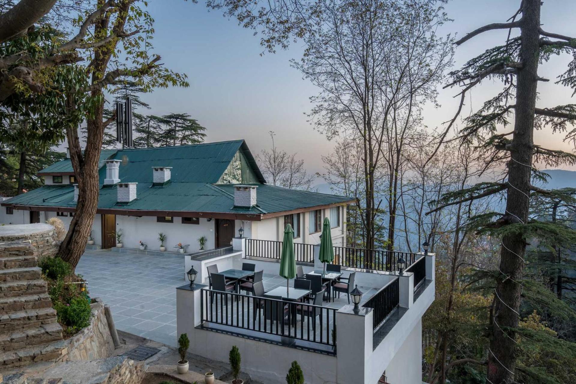 Stayvista At Pine Estate With Outdoor Jacuzzi Shimla Eksteriør billede